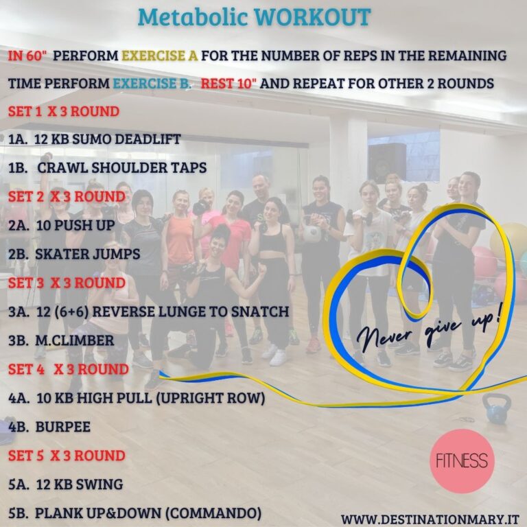 TOTAL BODY METABOLIC WORKOUT